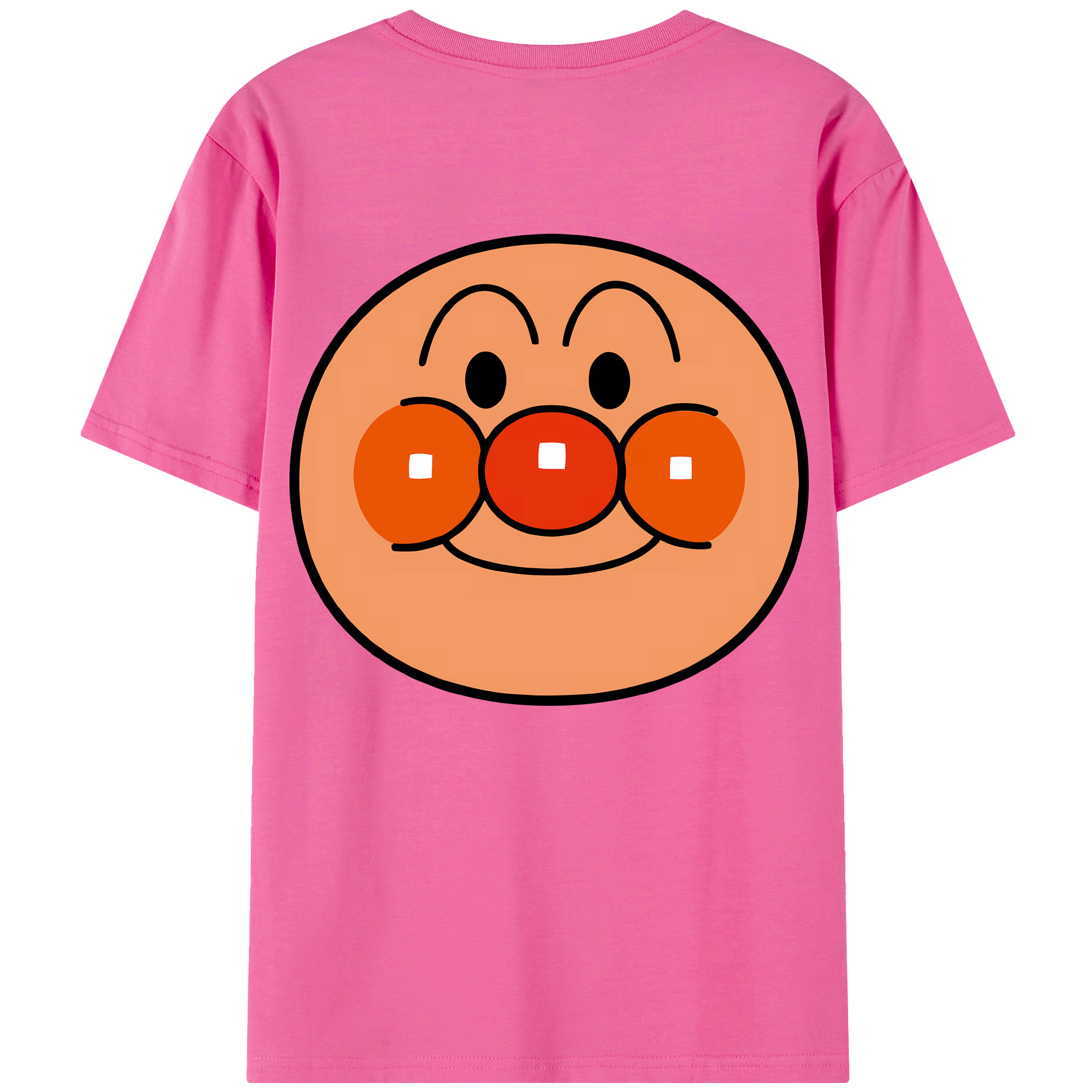 （画像用） アンパンマン Anpanman レディース半袖Tシャツ(バックプリント)